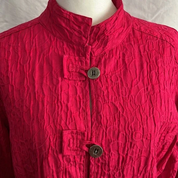 Chico's | Jackets & Coats | Chicos High Neck Loop Button